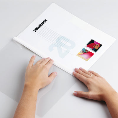 Cartellina per rilegatura Durabind - A4 - PVC - bianco - Durable