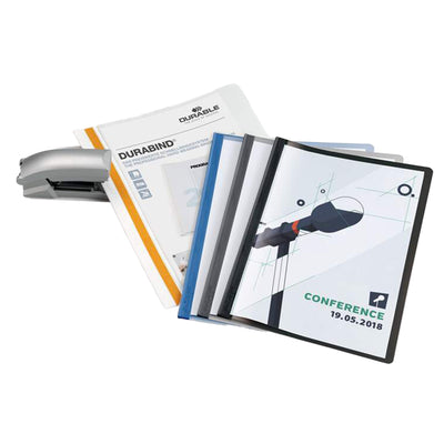 Cartellina per rilegatura Durabind - A4 - PVC - grigio - Durable