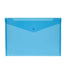 Busta con bottone - 33,5 x 23,5 cm - PP - colori assortiti - Lebez - conf. 5 pezzi