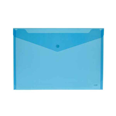 Busta con bottone - A5 - PP - colori assortiti - Lebez