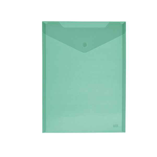 Busta con bottone - A7 verticale - PP - colori assortiti - Lebez