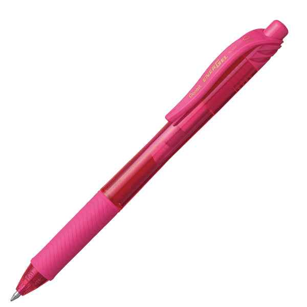 Roller a scatto Energel X BL 107  - punta 0,7mm - astuccio 4 colori assortiti - Pentel