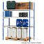 Scaffale Rang'Eco300 - modulo base - 3 ripiani - portata ripiano 300 kg - 100 x 60 x 200 cm - acciaio - grigio/blu - Paperflow