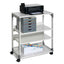 Mobile/carrello Multifunzione System 88 - con ruote - 4 ripiani - 75 x 43,2 x 87,9 cm - grigio - Durable