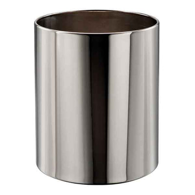 Cestino gettacarte Getsi - diametro 23 cm - H 28 cm - 12,5 L - inox brillante - Medial
