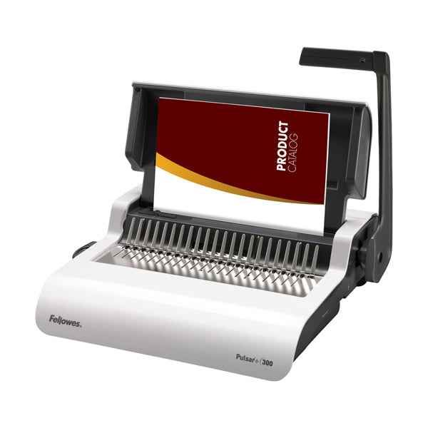 Rilegatrice Pulsar+ 300 - manuale - a dorso plastico - Fellowes