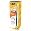 Penne a sfera a scatto Atlantis Soft  - punta 1,0mm - blu - clip in metallo - Bic - conf. 12 pezzi