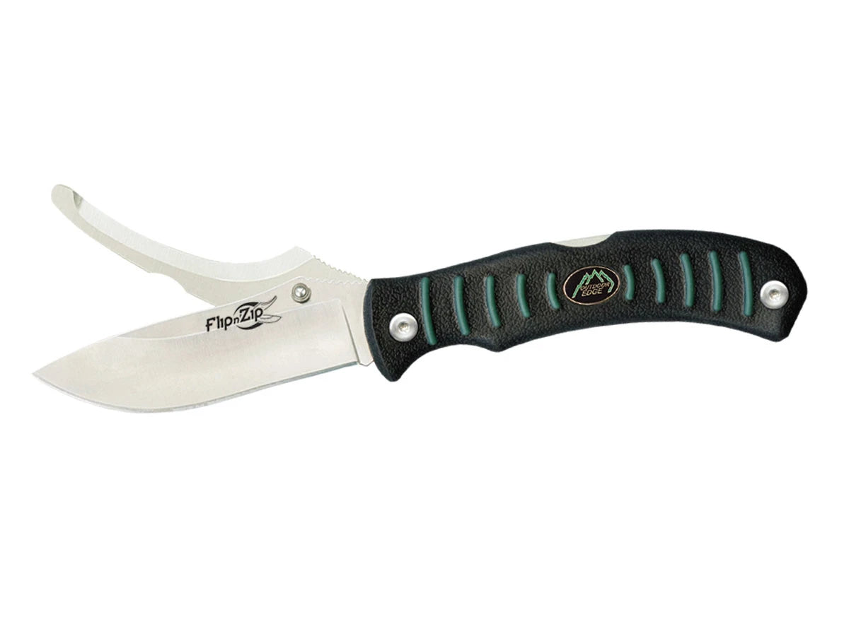 Outdoor Edge Flip N Zip Double Blade acciaio 8Cr13MoV manico Kraton doppia lama 8,8 cm 205 gr Back Lock - vista principale