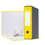 Registratore Eurofile G55 - dorso 8 cm - protocollo 23 x 33 cm - giallo vivida - Esselte