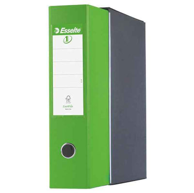 Registratore Eurofile G55 - dorso 8 cm - protocollo 23 x 33 cm - verde vivida - Esselte