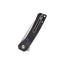 Vista manico G-10 CF tritato blu QSP Osprey con clip inox