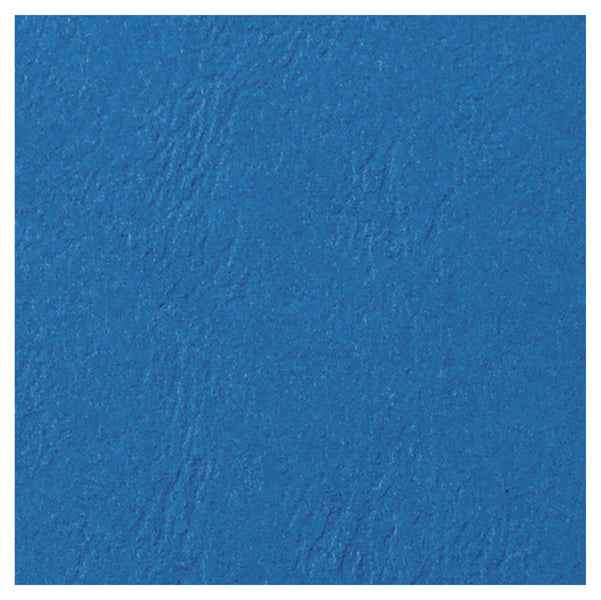 Copertine LeatherGrain per rilegatura - A4 - goffrate - blu - 250 gr - GBC - conf. 100 pezzi