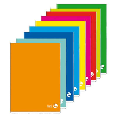 Maxiquaderno Color 80 Basic - A4 -  5mm c/margine - 80 fogli - 80gr - BM
