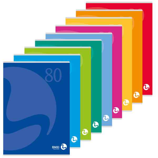 Maxiquaderno Color 80 - A4 -  5mm - 80 fogli - 80gr  BM