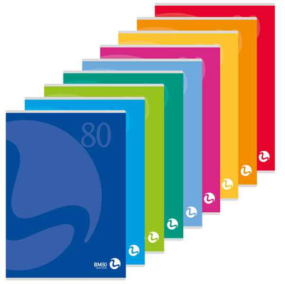Maxiquaderno Color 80 - A4 - rigo di 3a - 80 fogli - 80gr  BM
