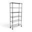 Metallika Scaffale Modulare in Acciaio Cromato 75 × 35 × H 152 cm, 6 Ripiani