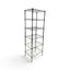 Metallika Scaffale Modulare in Acciaio Cromato 60 × 45 × H 182 cm, 6 Ripiani