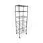 Metallika Scaffale Modulare in Acciaio Cromato 60 × 35 × H 182 cm, 6 Ripiani