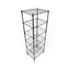 Metallika Scaffale Modulare in Acciaio Cromato 60 × 35 × H 182 cm, 6 Ripiani