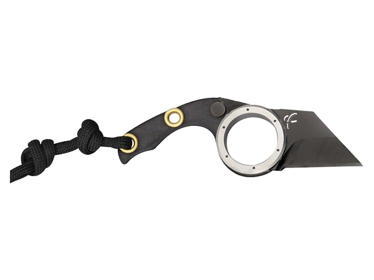 Fred Perrin Shark Pliant G10 Black FPSPLB – coltello a pinna di squalo nero