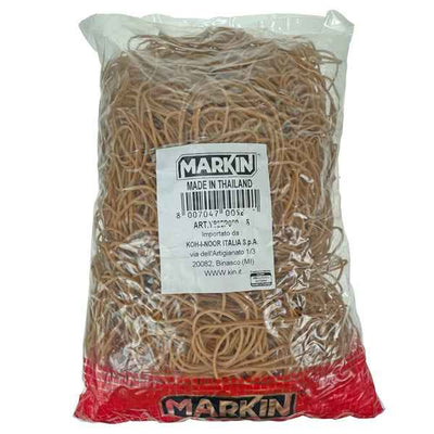 Elastici - diametro 3 cm - 1 kg - caucciù - avana - Markin