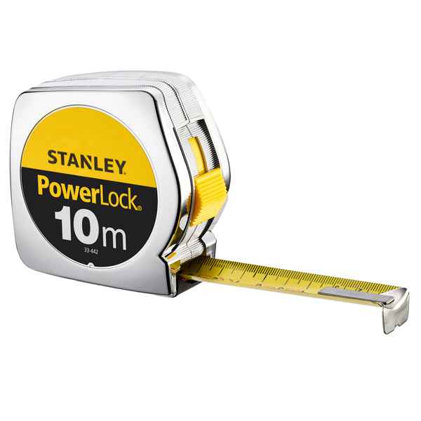 Flessometro PowerLock - 10 m - metallo - Stanley