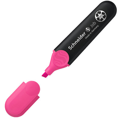 Evidenziatore Job - punta a scalpello - tratto da 1,0-5,0mm - colore rosa  - Schneider
