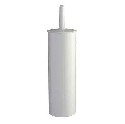 Portascopino WC Basica - da terra - ABS - diametro 10,3 cm - altezza 39,5 cm - bianco - Medial