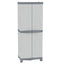 Armadio Domino Wave - Base 2700 UW - 2 ante - 70 x 43,8 x 181,8 cm - PPL - grigio - Terry