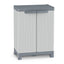 Armadietto Domino Wave - Base 700UW - 2 ante - 70 x 43,8 x 97,6 cm - PPL - grigio - Terry