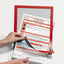 Cornice espositiva Duraframe - A4 - 21 x 29,7 cm - rosso - Durable