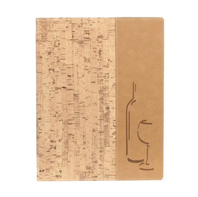 Carta dei vini Design -  1 inserto doppio incluso - A4 - 24 x 34 cm - sughero - Securit