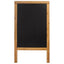 Lavagna Sandwich - cavalletto Teak - 69 x 125 cm - Securit