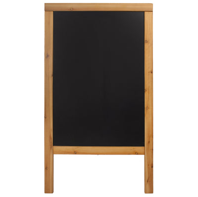 Lavagna Sandwich - cavalletto Teak - 69 x 125 cm - Securit