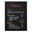 Lavagna Woody - cornice nera - 30 x 40 cm - Securit