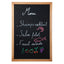 Lavagna Woody - teak - 40 x 60 cm - Securit