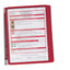 Leggio da parete Vario Wall 5 - 5 pannelli Sherpa inclusi - rosso - Durable