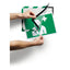 Cornice Duraframe Security - adesiva - pannello magnetico - A4  (21 x 29,7 cm) - verde/bianco - Durable