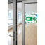 Cornice Duraframe Security - adesiva - pannello magnetico - A4  (21 x 29,7 cm) - verde/bianco - Durable