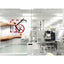 Cornice Duraframe Security - adesiva - pannello magnetico - A4  (21 x 29,7 cm) - rosso/bianco - Durable