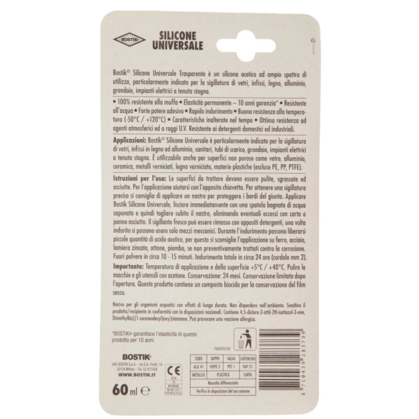 Adesivo Max Repair - universale - 20 gr - trasparente - Bostik
