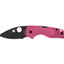 Spyderco LIL' NATIVE FRN PINK PLAIN BLACK BLADE C230PPNBK