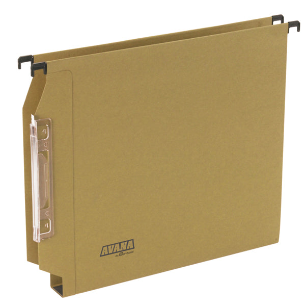 Cartella sospesa Avana - armadio - interasse 33 cm - fondo U - 32,6 x 27,5 cm - avana - Bertesi