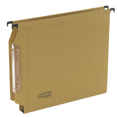Cartella sospesa Avana - armadio - interasse 33 cm - fondo U - 32,6 x 27,5 cm - avana - Bertesi