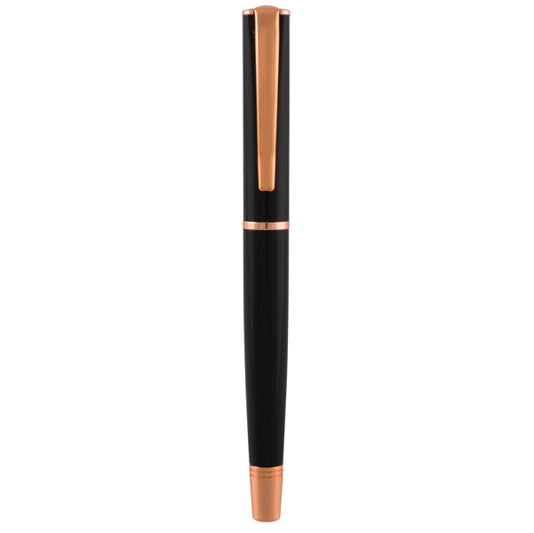 Penna Stilografica Impressa - punta M - nero/rosegold - Monteverde