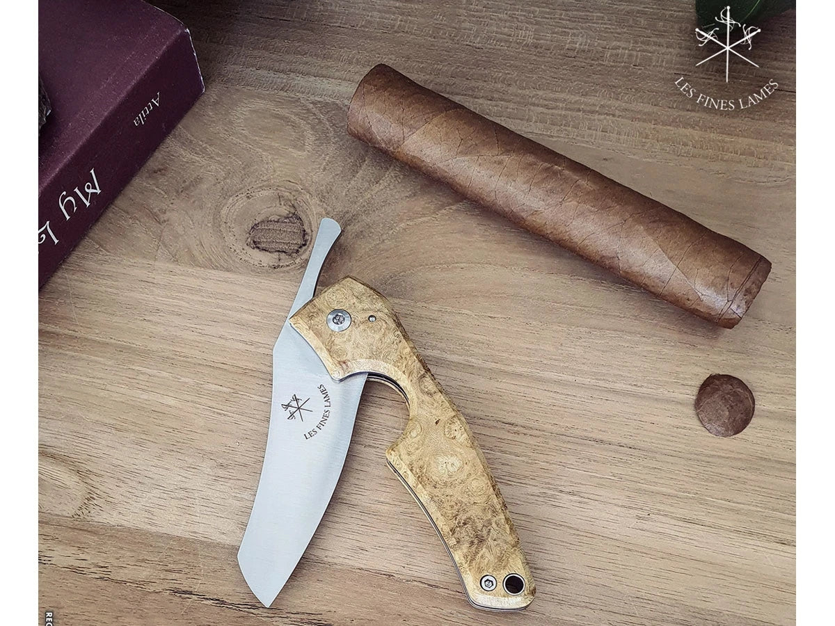 Les Fines Lames TAGLIASIGARI LE PETIT ACACIA BURL WOOD