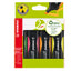 Evidenziatore Green Boss - punta a scalpello - tratto 2 - 5 mm - colori assortiti - 83% plastica riciclata - Stabilo - astuccio 4 pezzi