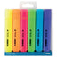 Evidenziatore Tratto Video - punta a scalpello - tratto da 1,0-5,0mm - astuccio 6 colori - Tratto
