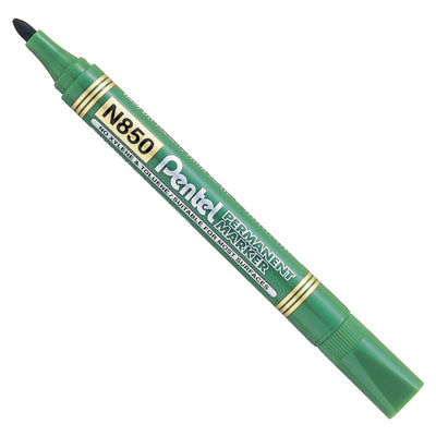 Marcatore permanente N850 - punta tonda - astuccio 4 colori assortiti - linea Amiko - Pentel
