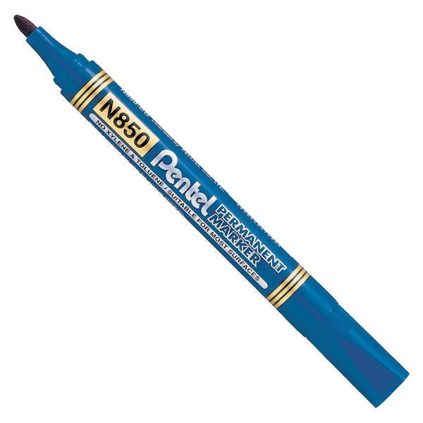 Marcatore permanente N850 - punta tonda - astuccio 4 colori assortiti - linea Amiko - Pentel
